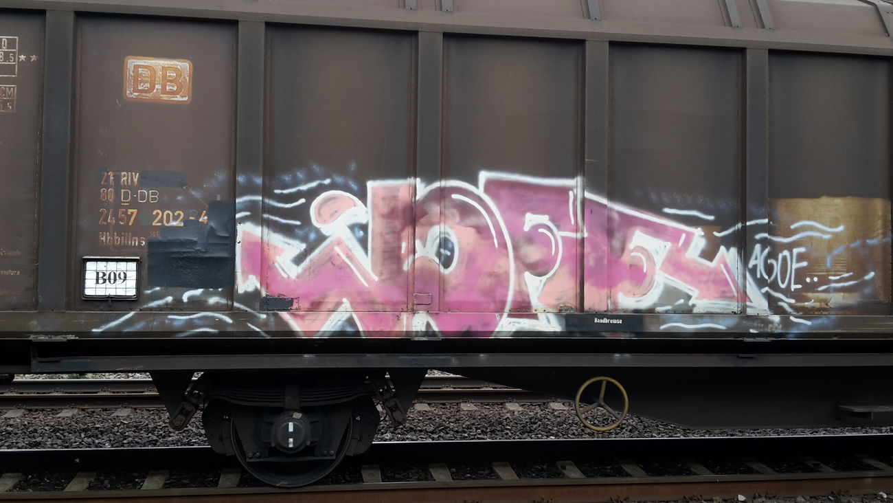 Graffiti Train - Photo by JemandAnders - DFF, fr8, Freight