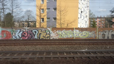 Graffiti Wall - Photo by JemandAnders - henk, war