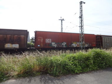 Graffiti Train - Photo by JemandAnders - fr8, Freight, 4zu1