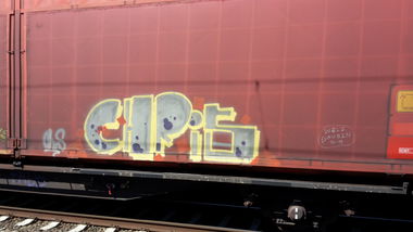 Graffiti Train - Photo by JemandAnders - fr8, Freight, chris