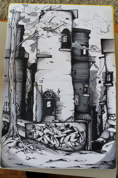 Graffiti Sketch - Photo by Jero87 - Jero87, 87Styles (2016)