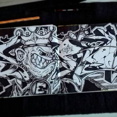 Graffiti Sketch - Photo by Jero87 - jero87, @jero.87 (2016)