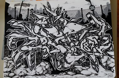 Graffiti Sketch - Photo by Jero87 - Jero87, 87Styles (2016)