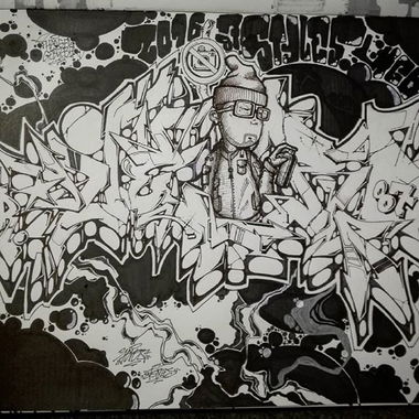 Graffiti Sketch - Photo by Jero87 - jero87, @jero.87 (2016)