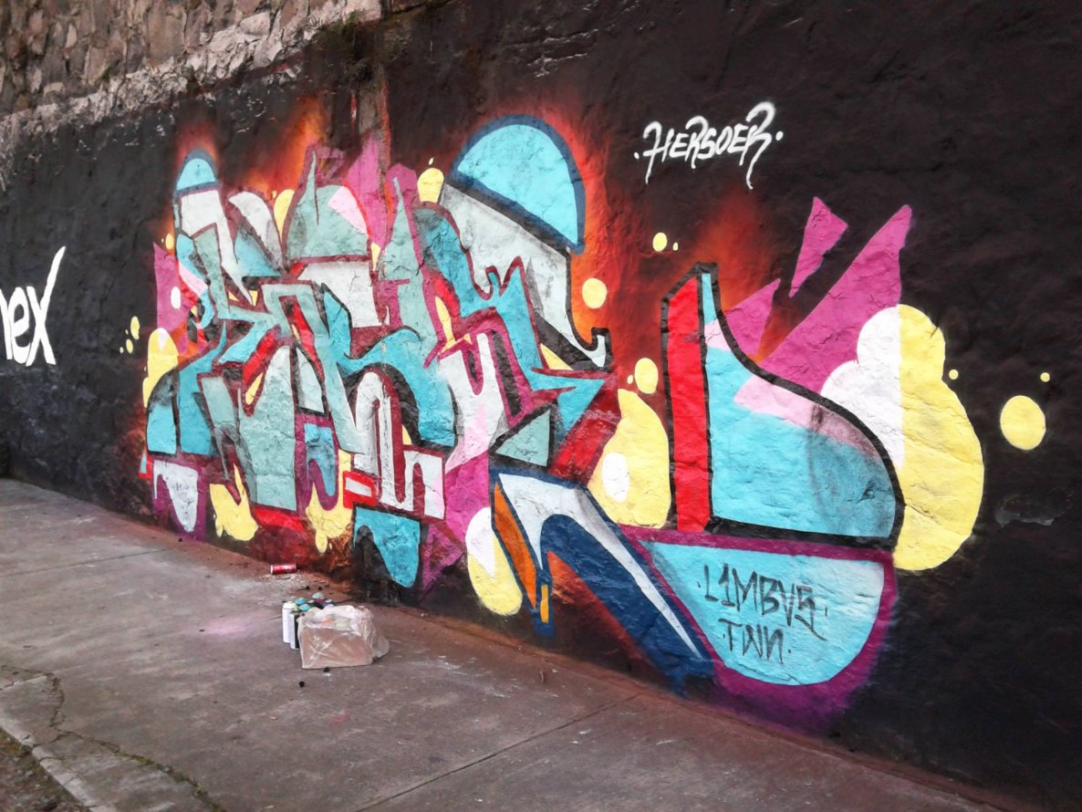 Graffiti Wall in Guadalajara - Photo by Jes - Meeting, Of, Styles (2013)