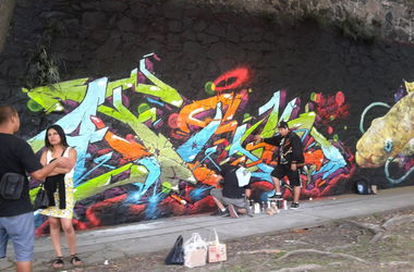 Graffiti Wall in Guadalajara - Photo by Jes - Meeting, of, Styles (2013)