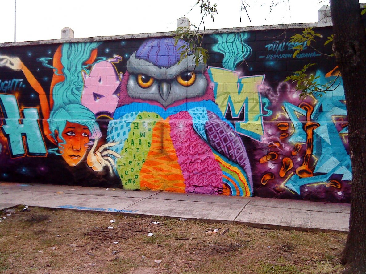 Graffiti Wall in Guadalajara - Photo by Jes - Meeting, Of, Styles (2013)