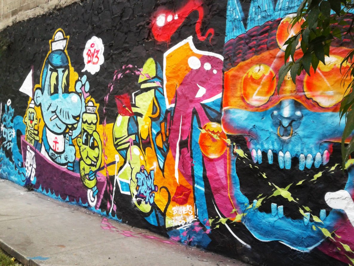 Graffiti Wall in Guadalajara - Photo by Jes - Meeting, Of, Styles (2013)