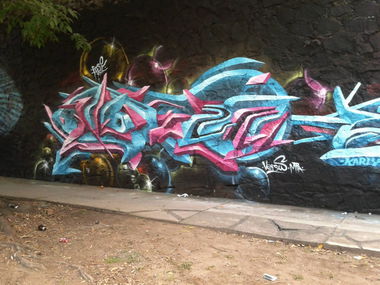 Graffiti Wall in Guadalajara - Photo by Jes - Meeting, Of, Styles (2013)