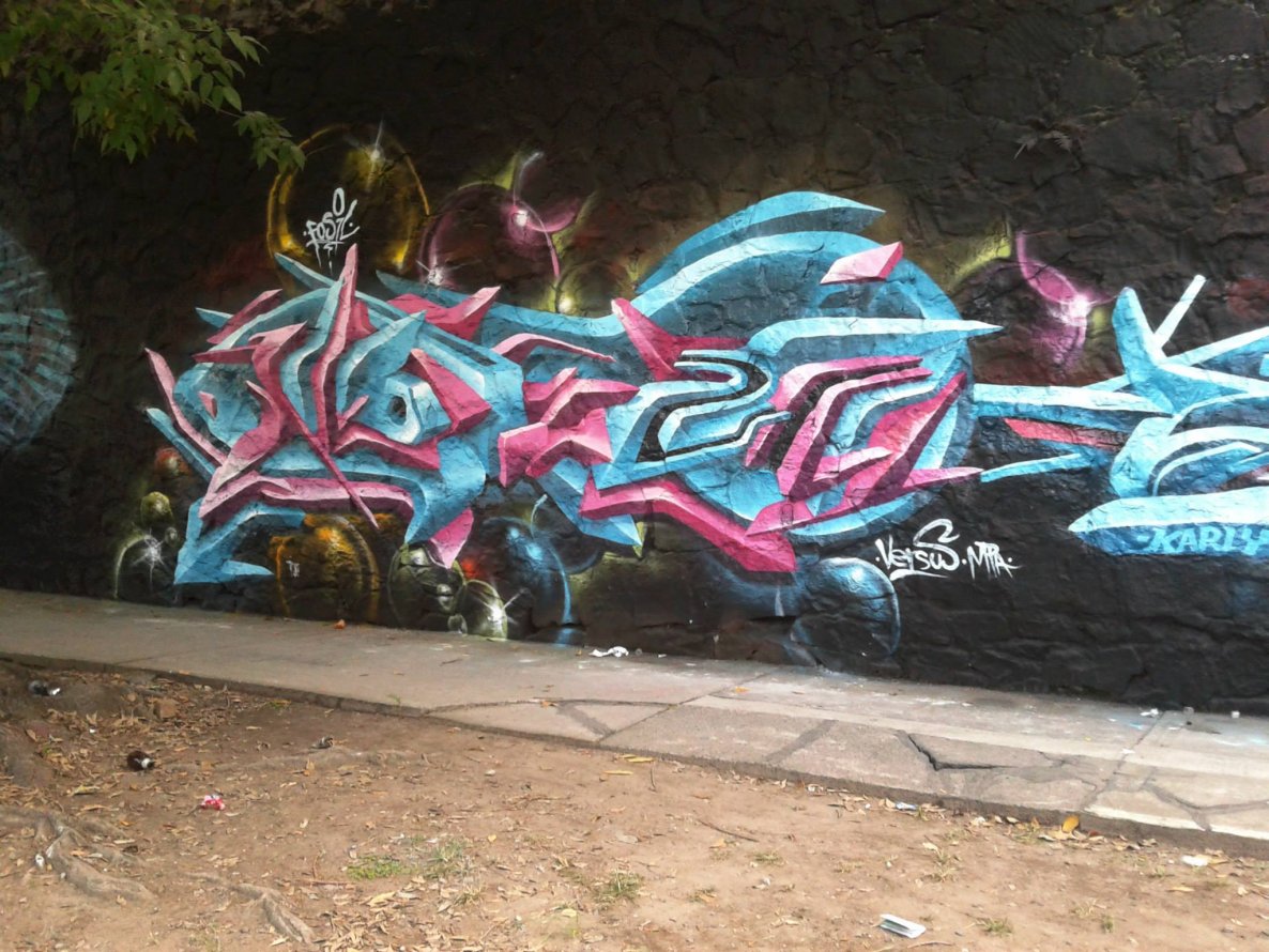 Graffiti Wall in Guadalajara - Photo by Jes - Meeting, Of, Styles (2013)