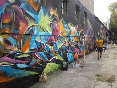 Graffiti Wall in Guadalajara - Photo by Jes - Meeting, Of, Styles (2013)