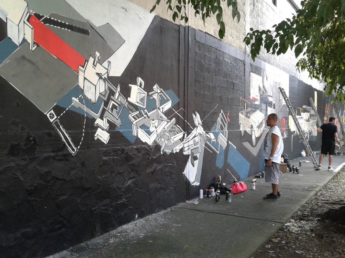 Graffiti Wall in Guadalajara - Photo by Jes - Meeting, Of, Styles (2013)
