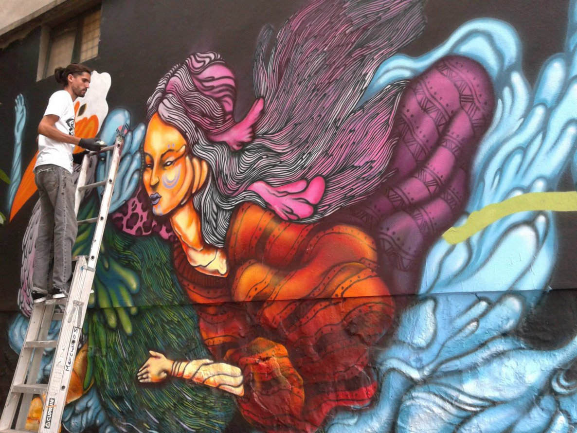 Graffiti Wall in Guadalajara - Photo by Jes - Meeting, Of, Styles (2013)