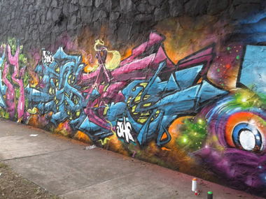 Graffiti Wall in Guadalajara - Photo by Jes - Meeting, Of, Styles (2013)