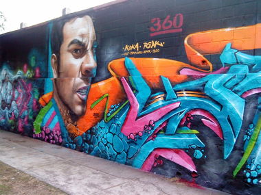 Graffiti Wall in Guadalajara - Photo by Jes - Meeting, Of, Styles (2013)