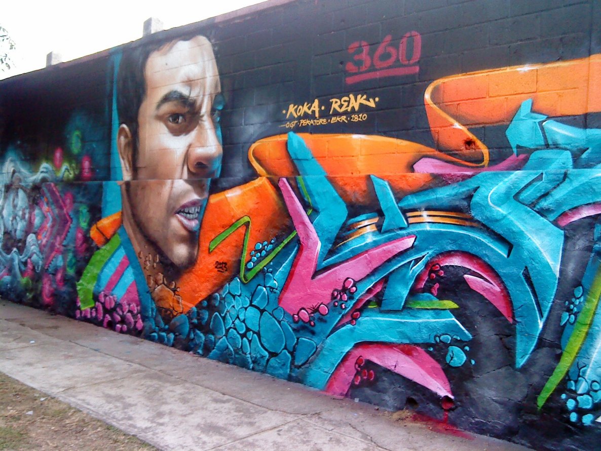 Graffiti Wall in Guadalajara - Photo by Jes - Meeting, Of, Styles (2013)