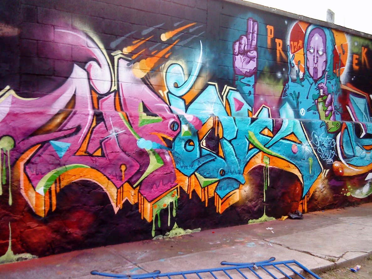 Graffiti Wall in Guadalajara - Photo by Jes - Meeting, Of, Styles (2013)
