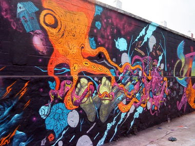 Graffiti Wall in Guadalajara - Photo by Jes - Meeting, Of, Styles (2013)