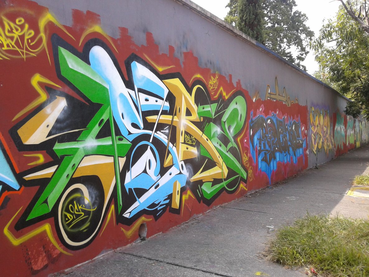 Graffiti Wall in Guadalajara - Photo by Jes - Guadalajara, Mexico, Streetart