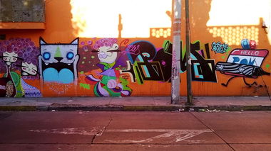 Graffiti Wall in Guadalajara - Photo by Jes - Guadalajara, Street, art