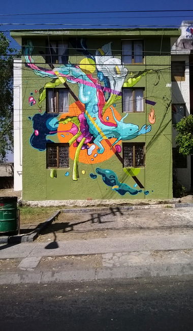 Graffiti Wall in Mexico - Photo by Jes - Seher, Galeria, Urbana (2014)