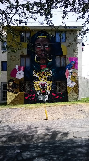 Graffiti Wall in Mexico - Photo by Jes - Galeria, Urbana, Monuental (2014)