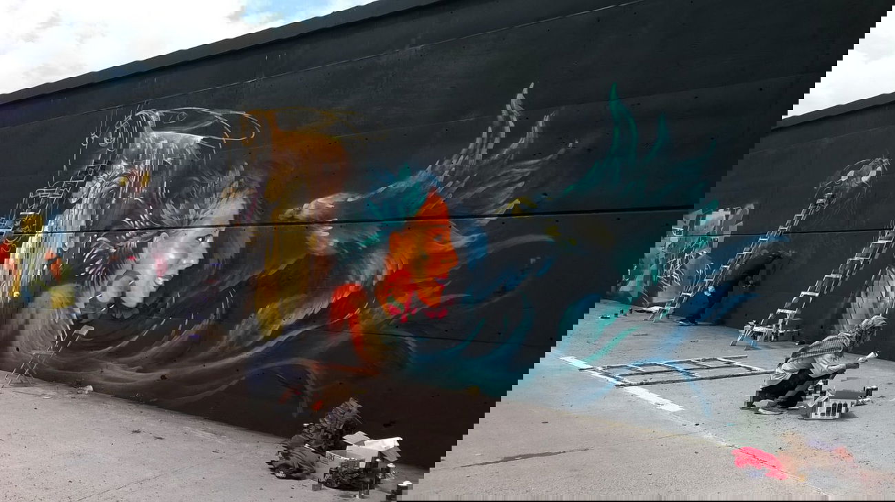 Graffiti Wall in Guadalajara - Photo by Jes - Meeting, Of, Styles (2014)