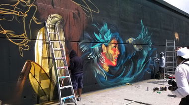 Graffiti Wall in Guadalajara - Photo by Jes - Meeting, Of, Styles (2014)