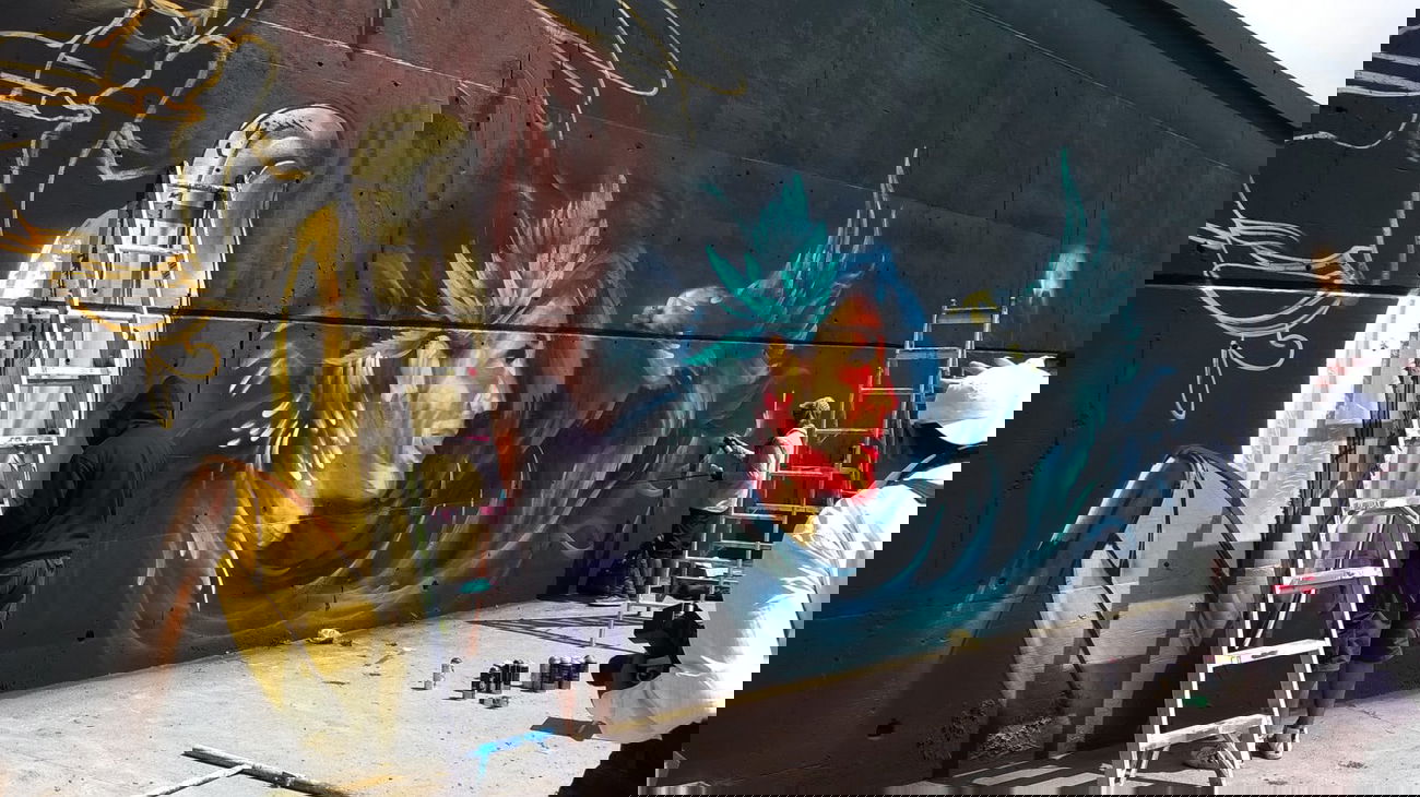 Graffiti Wall in Guadalajara - Photo by Jes - Meeting, Of, Styles (2014)