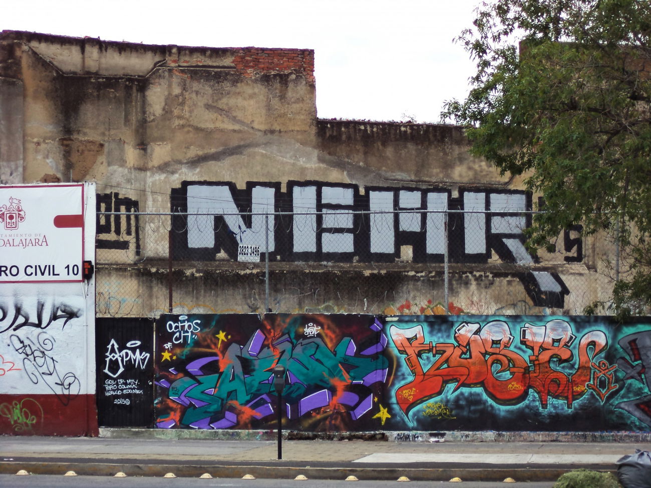 Graffiti Wall in Guadalajara - Photo by Jes - guadalajara, bombing, streetart