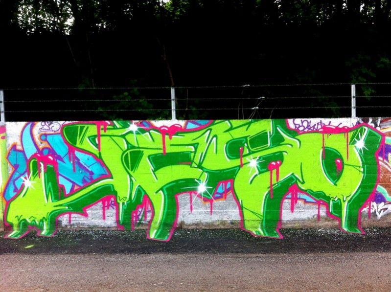 Graffiti Wall in Münster - Photo by Jeso0ne