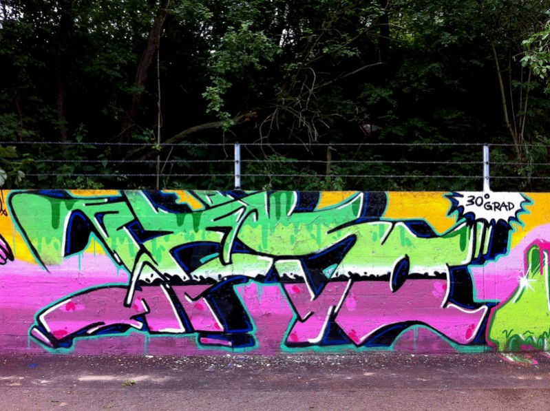 Graffiti Wall in Münster - Photo by Jeso0ne