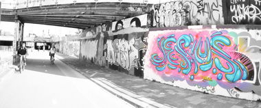 Graffiti Wall in Delft - Photo by Joax - Delft, PIT, Jesus