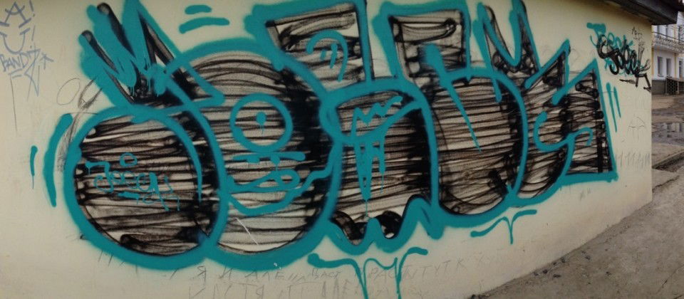 Graffiti Bombing - Photo by Joeck