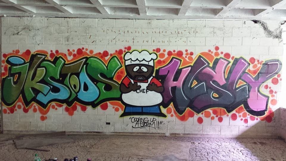 Graffiti Wall - Photo by Joekatze - JKS, TODS, HLS (2014)