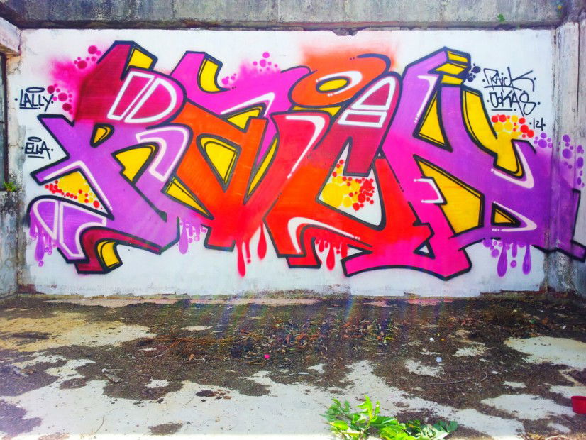 Graffiti Wall in Subic - Photo by Joekatze - Raick, JKS, Jokers (2013)