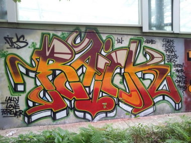 Graffiti Wall in Tai Tam - Photo by Joekatze - Raick, JKS, Jokers (2012)