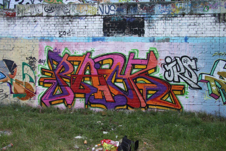 Graffiti Wall in Berlin - Photo by Joekatze - Raick, JKS, Jokers (2012)