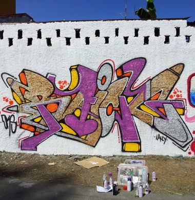 Graffiti Wall in Cavite City - Photo by Joekatze - Raick, JKS, Jokers (2013)
