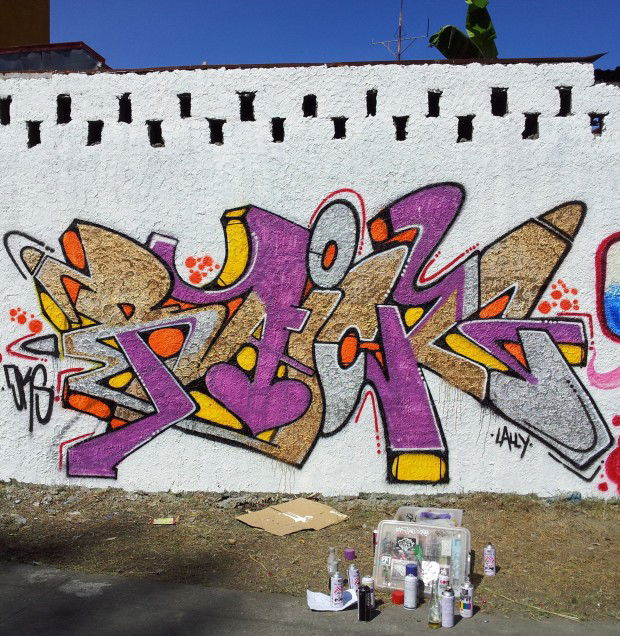 Graffiti Wall in Cavite City - Photo by Joekatze - Raick, JKS, Jokers (2013)