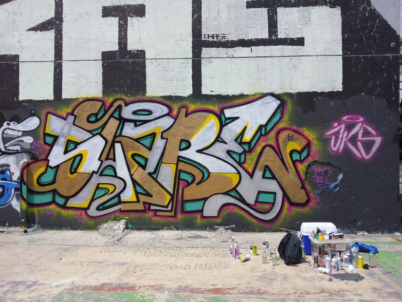 Graffiti Wall in Manila - Photo by Joekatze - Share, JKS, Jokers (2013)