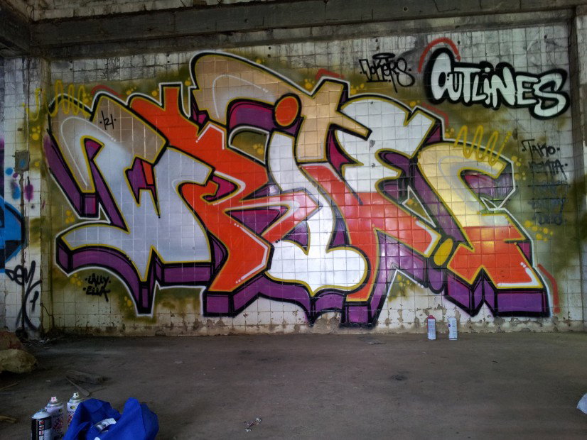 Graffiti Wall - Photo by Joekatze - Write, JKS, Jokers (2013)
