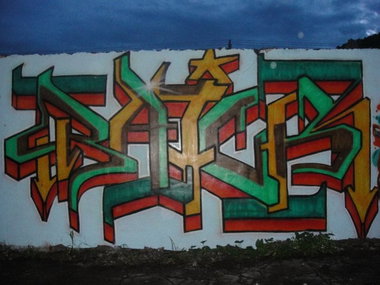 Graffiti Wall - Photo by Joekatze