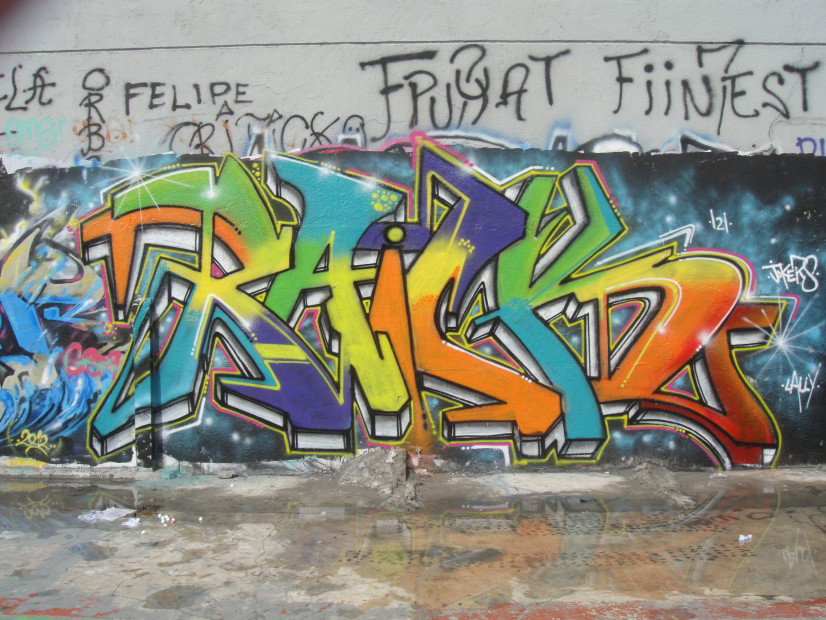 Graffiti Wall - Photo by Joekatze