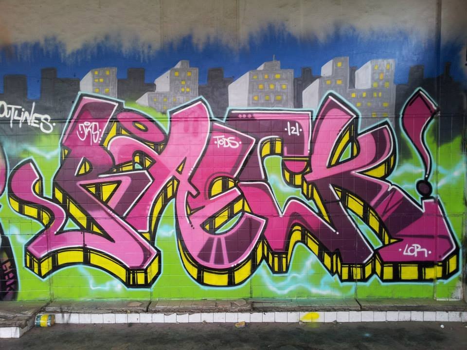 Graffiti Wall - Photo by Joekatze - Raick, JKS, Jokers (2013)