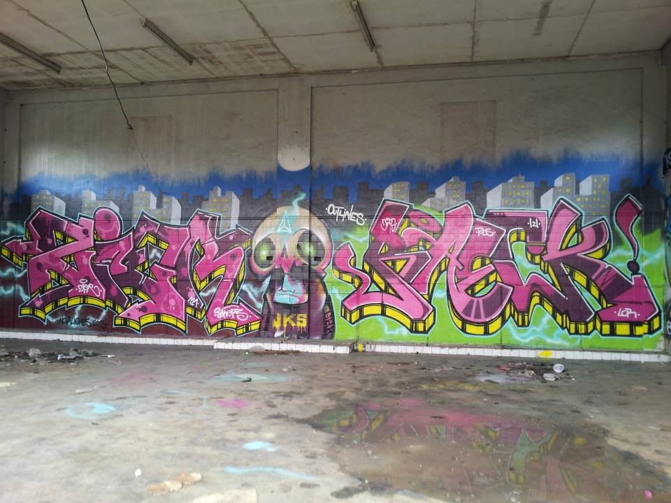 Graffiti Wall - Photo by Joekatze - Zier, Bato, Raick (2013)