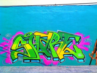 Graffiti Wall - Photo by Joekatze - Share, JKS, Jokers (2013)