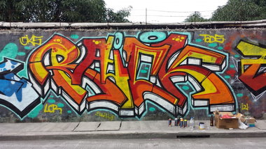 Graffiti Wall - Photo by Joekatze - Raick, JKS, Jokers (2013)