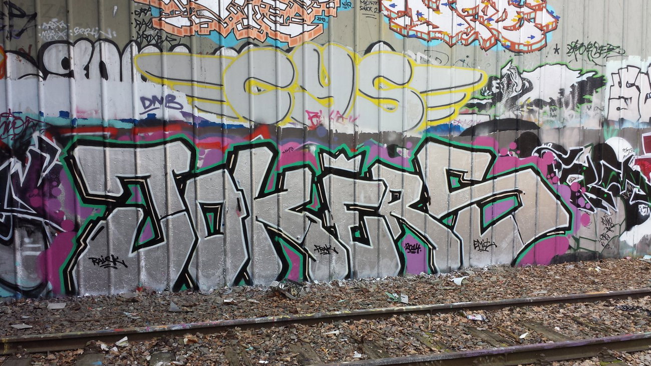 Graffiti Wall - Photo by Joekatze - Jokers, Raick, Emit (2014)