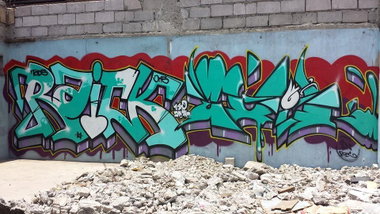 Graffiti Wall - Photo by Joekatze - Raick, Evil, Jokers (2014)